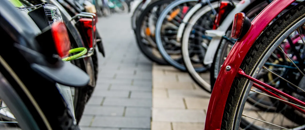 Fahrräder zum Fahrradaktionstag im Rahmen der Veranstaltung Frühlingsfest 