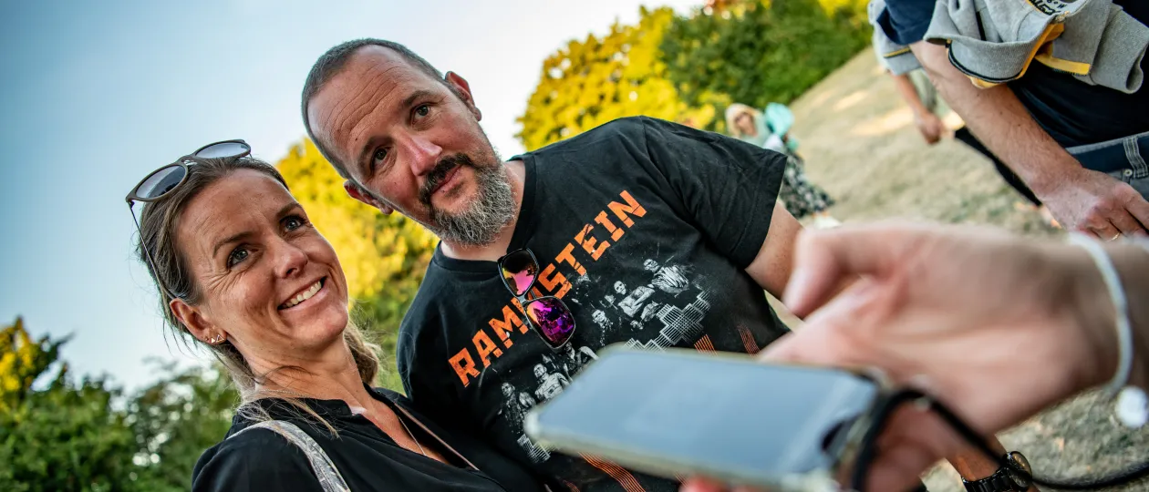 Besucher der Veranstaltung Sommerkino am Auesee