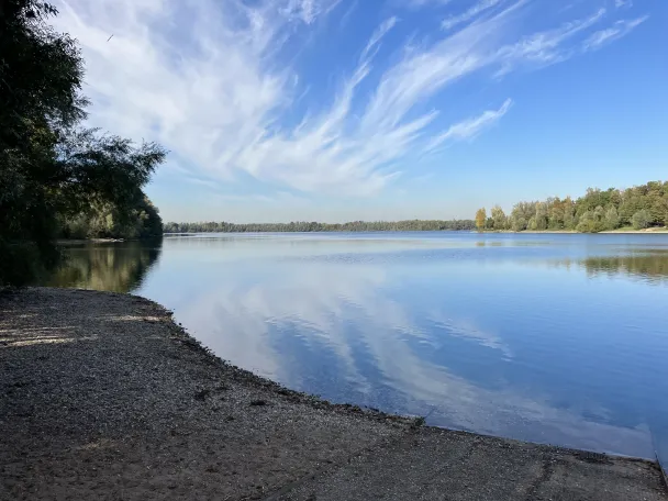 Blick über den Auesee in Wesel