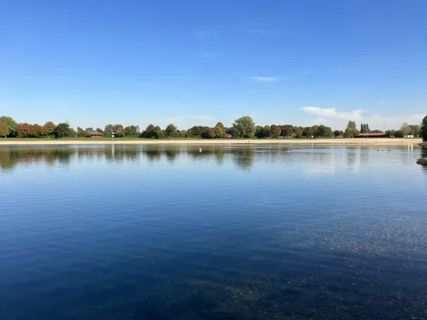 Blick über den Auesee in Wesel