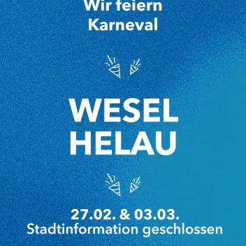 Hinweisplakat zur Öffnungszeiten der Stadtinformation