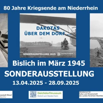 Ausstellungsplakat zur Sonderausstellung  im Deichdorfmuseum in Bislich