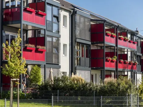 Gebäude des Bauverein Wesel